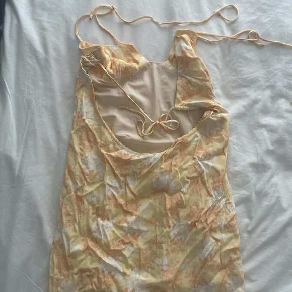 Yellow floral dress - Picture 3 of 3